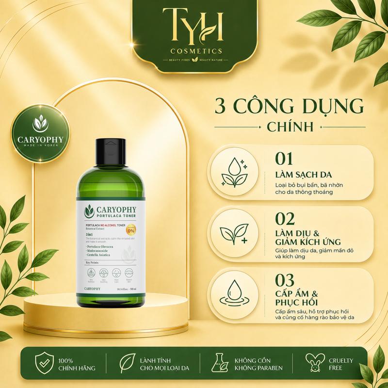 Nước cân bằng da Caryophy 300ml