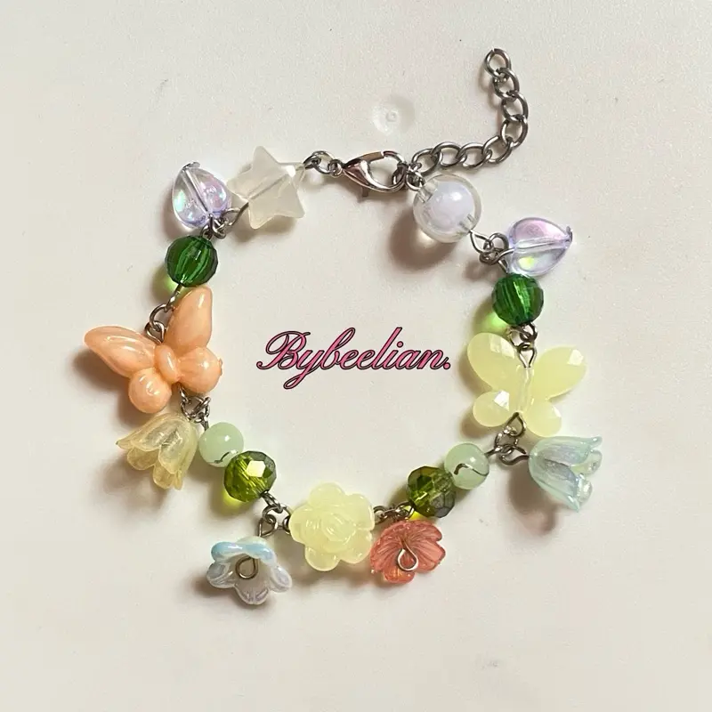 Gelang y2k | Gelang Manik Rantai | Beads Bracelet | Gelang Paku 9 3