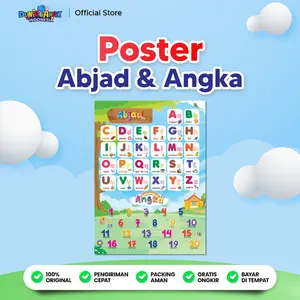 Poster Angka dan Huruf Anak