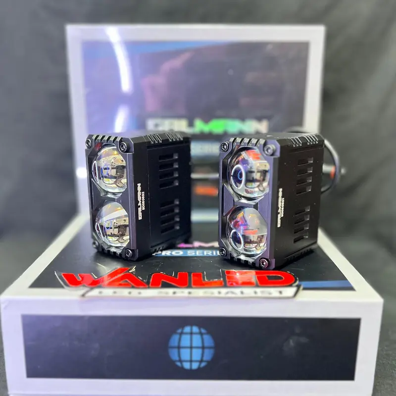 MINI LASER 2 MATA GALMAN PRO SERIES HARGA SEPASANG LAMPU SOROT KABUT 100 WATT 5