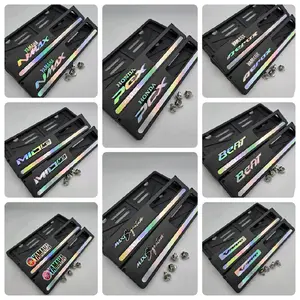 1 Pasang Dudukan Plat Nomor Motor List Hologram Plus Stiker Hologram Maxi Signature Universal Semua Motor Motorcycle