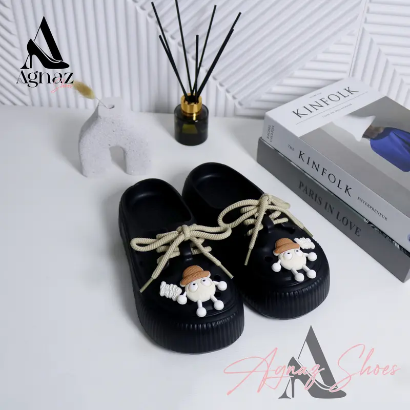 [ CANDY 24271 ] Sepatu Sandal Wanita Sendal Shoes Tinggi EVA Rubber Karet Kekinian Antislip Empuk Ringan Premium Elegan Modis Nyaman Dipakai Outdoor dan Indoor Tahan Air Anti Licin Desain Modern Cocok untuk Segala Aktivitas Harian Fashionable dan Stylish 5