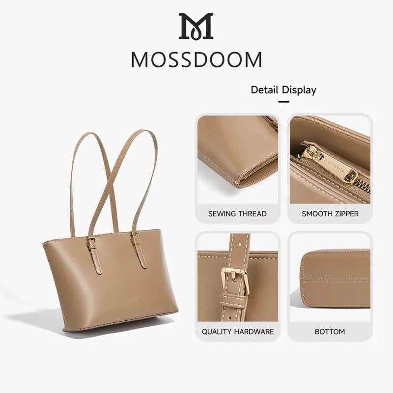 MOSSDOOM Tas Totebag Fiorella Bag Tas Ringan Dan Serbaguna Untuk Aktivitas Sehari Hari Tas Berkapasitas Besar 6