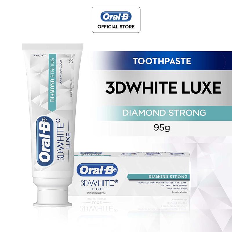 Oral-B 3D White Luxe Diamond Strong Toothpaste 95g (For free - TikTok ...