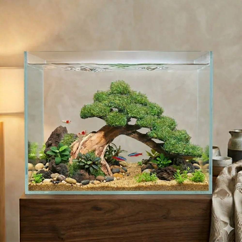Bonsai miring+ batu (aquascape) p27 T18 - Shop | Tokopedia
