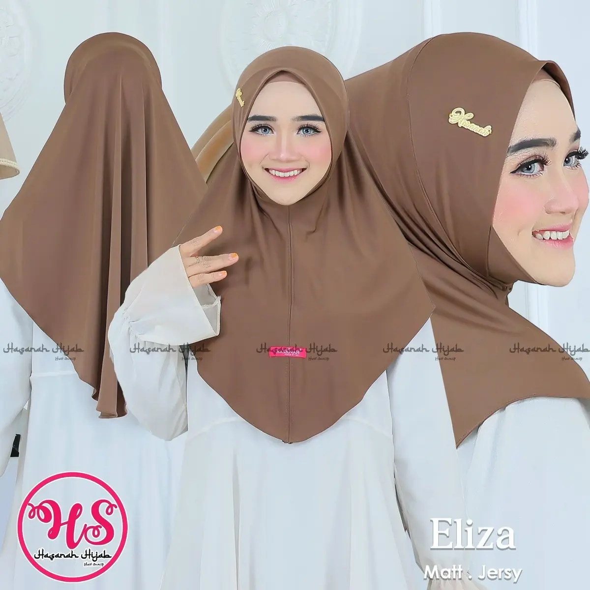 Arum - Hijab Dagu Malaysia Instan Jersey // Hijab dagu instan malay // Terbaru Ternyaman bahan Lembut // Hijab Syar’i