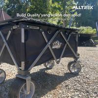 Gambar ALLTREK Trolley Cart Outdoor Camping Capacity 90L Baja Hitam - Black dari Alltrek indonesia Kota Administrasi Jakarta Barat 2 Tokopedia