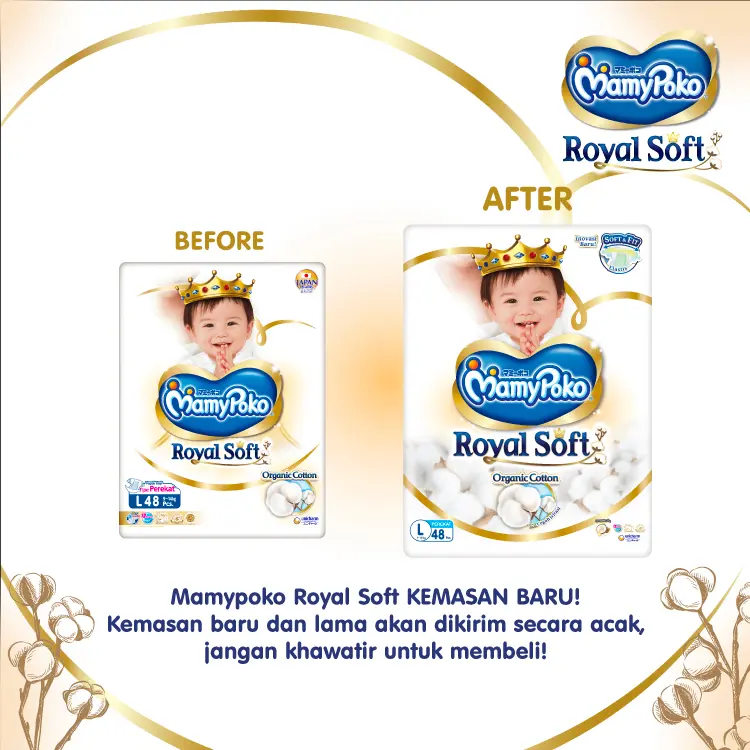 MamyPoko Perekat Royal Soft Organic - Popok Tape 1