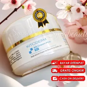 Kitoderm BB Cream Pink 01 10gr Original/ Alas bedak Bpom Aman/SPF 30