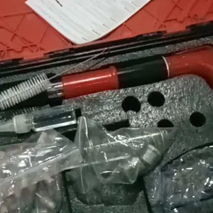 JLD Pistol Paku Beton Manual SENYAP Tembus Baja 6mm, 5 Level, FREE 50 Paku & Safety Gear, Tanpa Listrik, Ringan 620g, Cocok untuk Pasang AC/CCTV/Pipa alat  paku  tembak Kayu Kuat Plastik