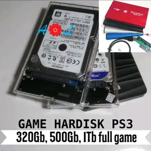 Paket game tambah Ps3 slim Hen Western digital hitachi maxtor seagate