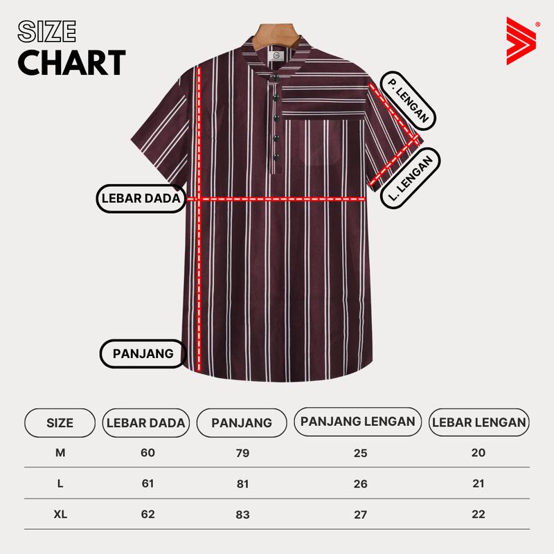 Product Introduction of Tiagan99 Kemeja Koko Kurta Pria Shanghai Lengan Pendek Motif Biru Putih Bahan Katun Series Basel 0