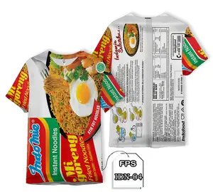 Kaos INDOMIE VARIAN RASA FULL PRINTING Baju Dewasa Premium Kaos Fashion BIG SIZE 7XL Nyaman