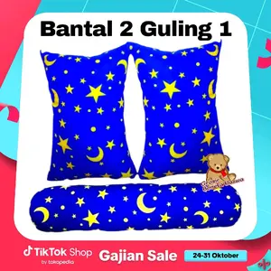 Bantal dan Guling murah Paket Hemat katun polly micro empuk Bed