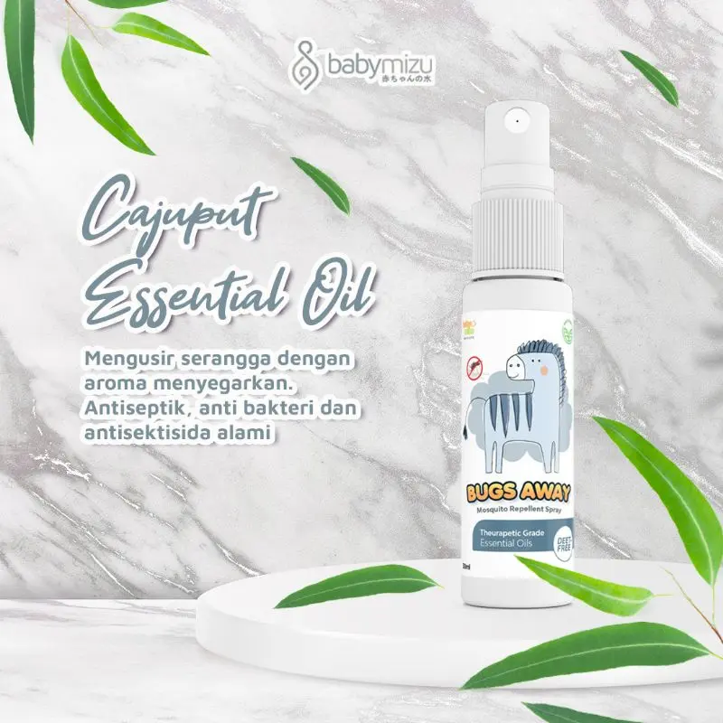 BABYMIZU Bugs Away - Spray Anti Nyamuk Bayi Natural No Alcohol No DEET - Anti Serangga & Deep Sleep Traveling Bayi (30 ml) 7