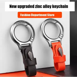 Gantungan Kunci Mobil Kulit, Kuat & Elegan, Cocok untuk Semua Jenis Kunci--DYH