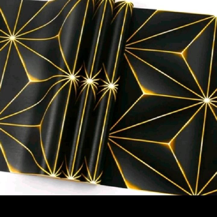COD Wallpaper Sticker Dinding Kristal 3D Ungu Biru Kuning Dekorasi Ruangan Ruang Tamu Kamar Tidur Elegan Aesthetic Mewah Terjangkau motif 8