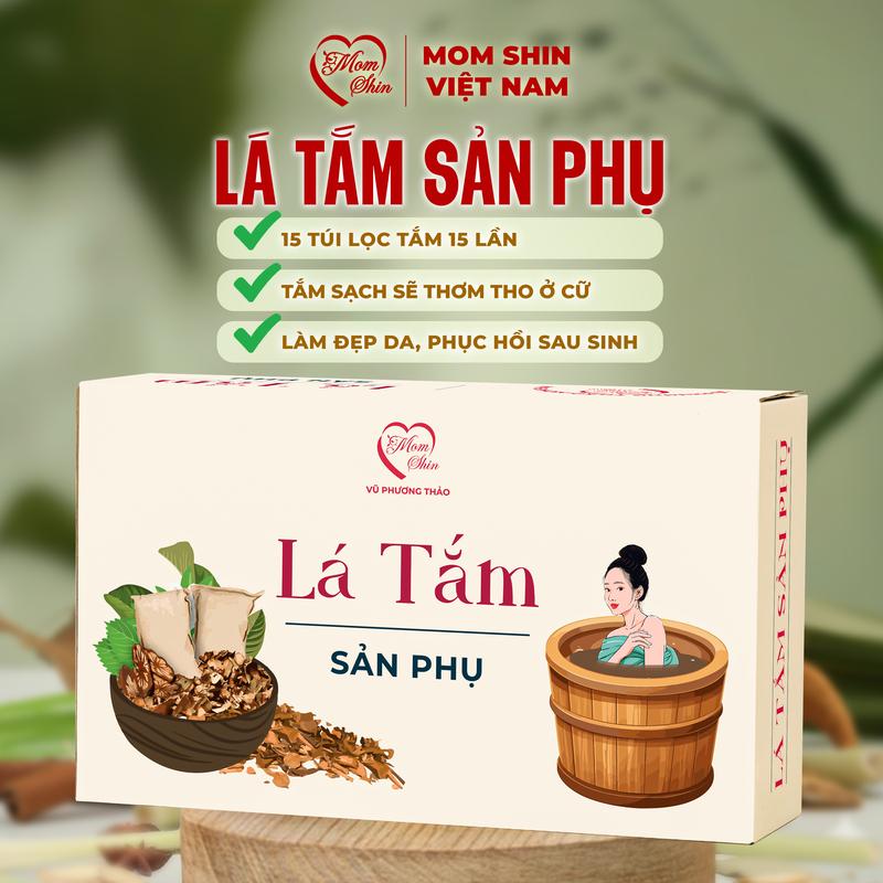  Lá Tắm Mẹ Sau Sinh MOM SHIN  15 Túi Lọc Lớn  | Lá Tắm Sản Phụ Dạng Túi Lọc Nước Tắm Cho Mẹ Sau Sinh Sạch Sẽ Thơm Tho Ở Cữ Sau Sinh Hiện Đại Vũ Phương Thảo MomShin Shop Mẹ Thảo 