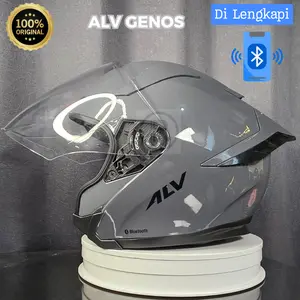 HELM ALV GENOS DI LENGKAPI BLOETOTH 100% ORI bisa konek ke hp 2