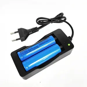 Charger Batre 2 Slot Dekstop Batre Charger 18650 Recharger Batery 2in1