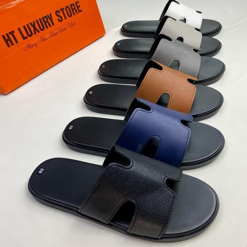 [Dép Khâu Quai] Dép chữ H nam quai da sít đế cao su đã khâu quai sezi 37-44