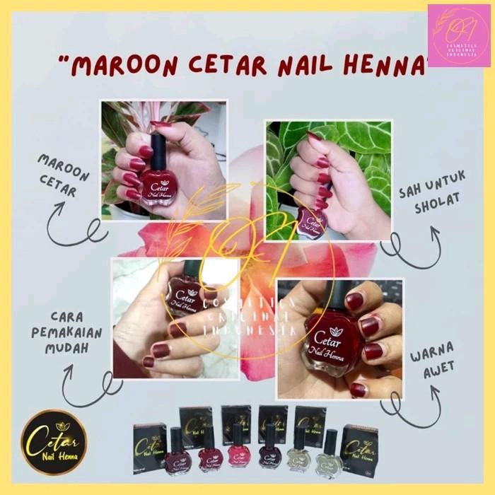 CETAR NAIL HENA KUTEK MUSLIMAH HALAL BISA BUAT SHOLAT 3