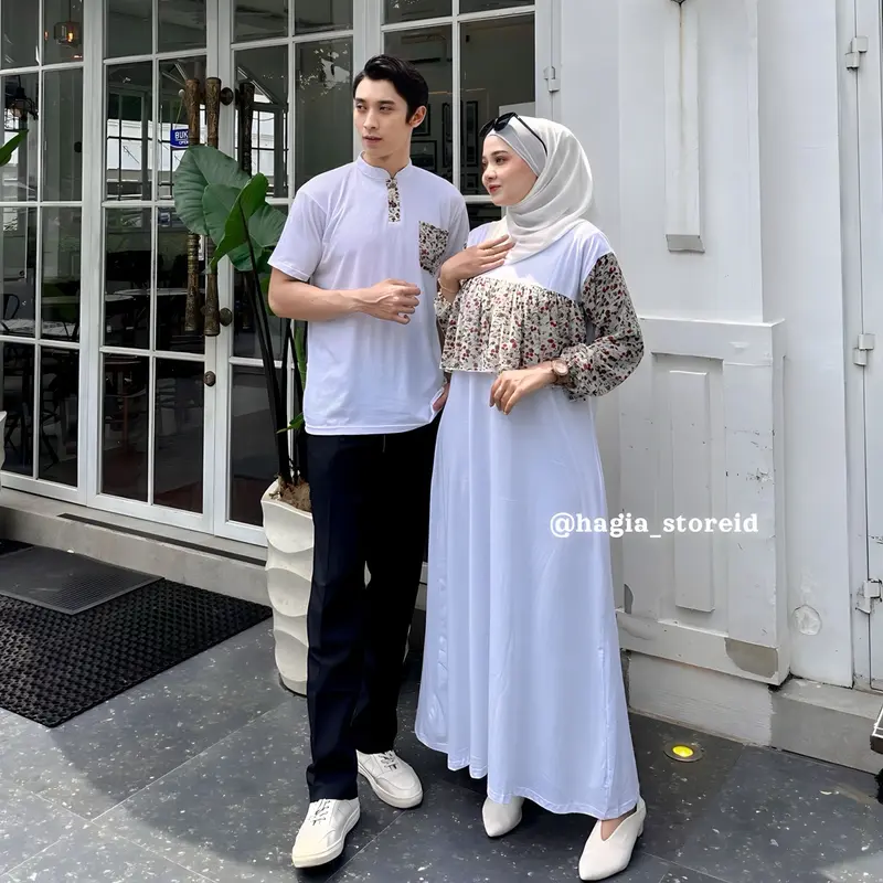 Inara Raya Couple by hagia | Sudah Sepasang Gamis dan Koko | Pasangan Lebaran 0
