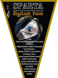 Gambar SPARTA HEADLIGHT POLISH 100gram 50gram Pembersih & Pengkilap Mika Lampu Mobil Motor / Poles Mika Lampu Mobil - -100gram dari Mitsutama Group Kab. Bekasi 2 Tokopedia