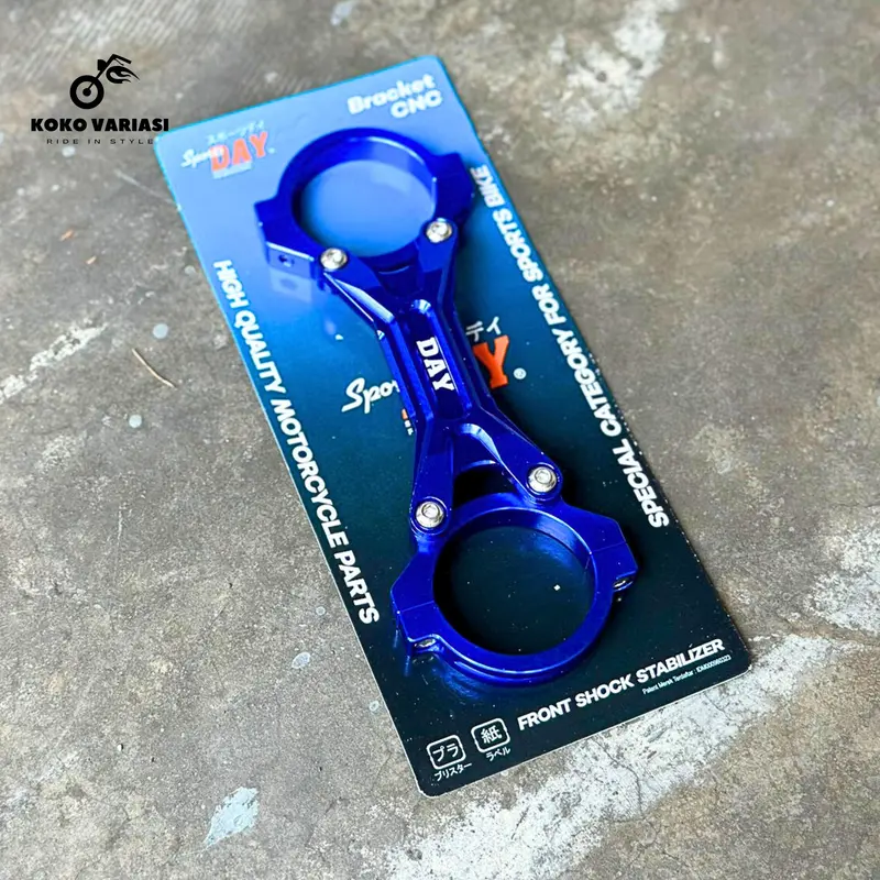 Borgol Skok Ninja As 33 Shock Depan Ninja RR Vixion Scorpio Full CNC Import Stabilizer Skok Ninja 6