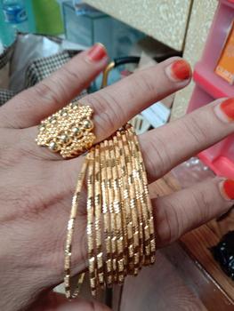 Product Review of gelang kroncong set 12 motip bambu 6 motip cantik maret edisi eid mubarok mewah Emas Gold from 💐**a F**🍄 1
