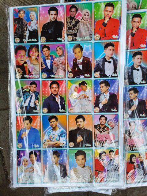 Stiker DA Valen D7 Academy VALEN - 1 Lembar Random Koleksi Haraga untuk Fans