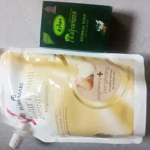 Purbasari [2IN1] Paket Combo Pecerah Lulur Mandi Pengantin & Sabun Nalpamara untuk Kulit Cerah dan Lembut