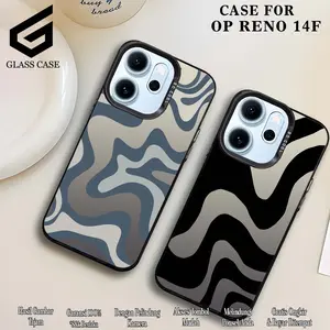 Case Compatible For OPPO RENO 14F RENO 14 RENO 14 PRO 5G/ RENO 15F SOFTCASE HYBRID IMD PLATE HOLOGRAM PREMIUM SO COOL ( ABSTRAK NEW ) Casing Glossy
