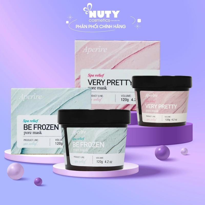 Mặt Nạ Đất Sét Aperire Spa Relief Pore Mask 120g - Nữ Skincare
