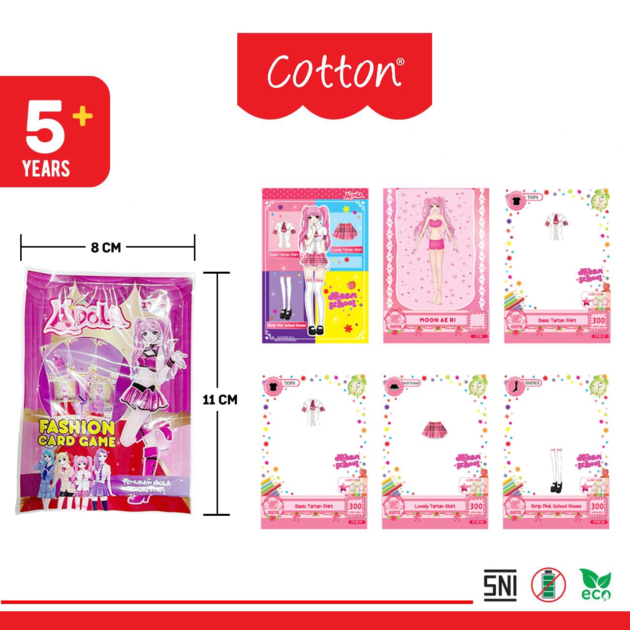 AIDOLA DAPAT 6 Mainan Kartu Jadul Bongkar Pasang (BP) Tahun 90an Card Games Toys