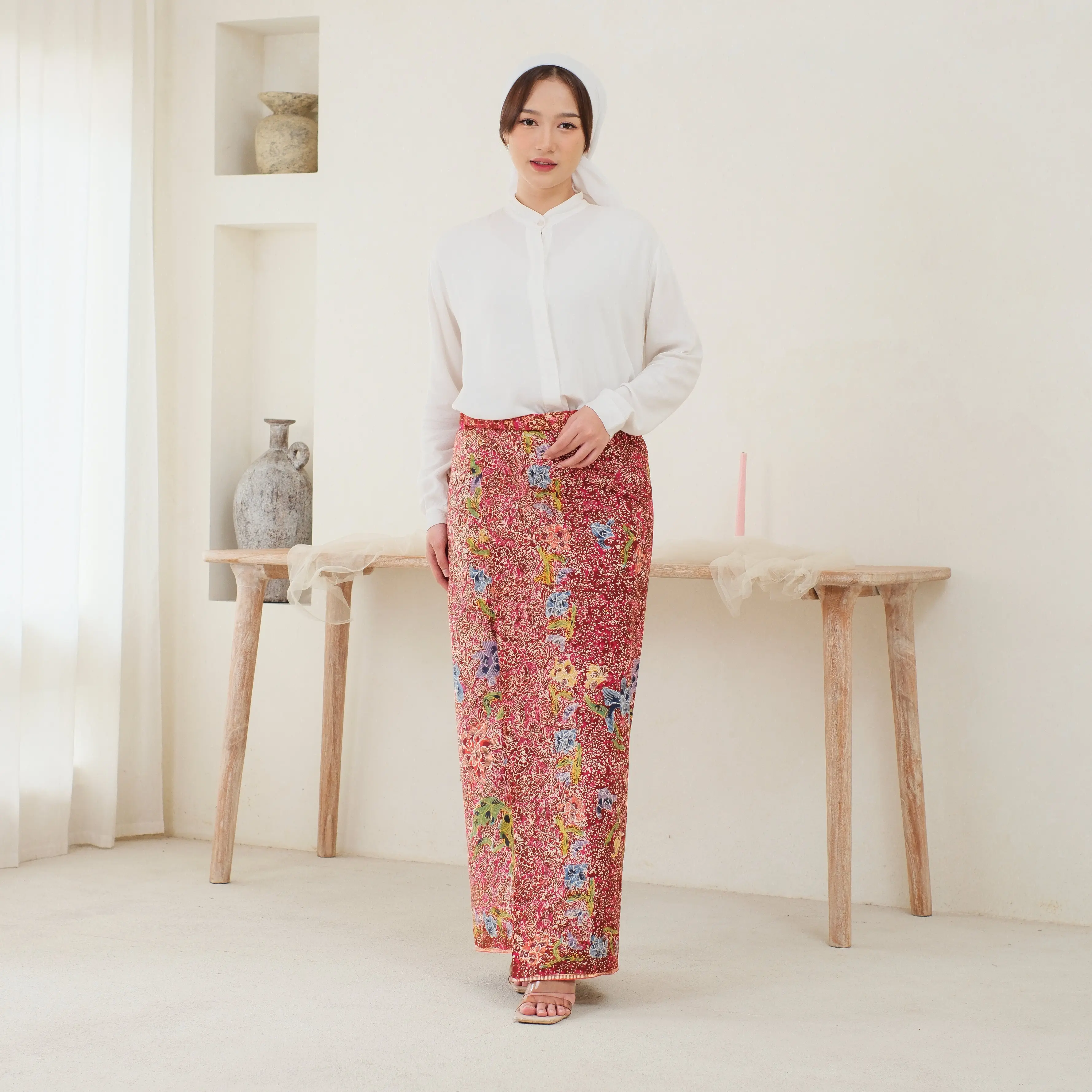 Sarung Batik Pekalongan Cap Kombinasi Tulis Dewasa Katun Primisima Super Premium Grade A+ Motif Anggur