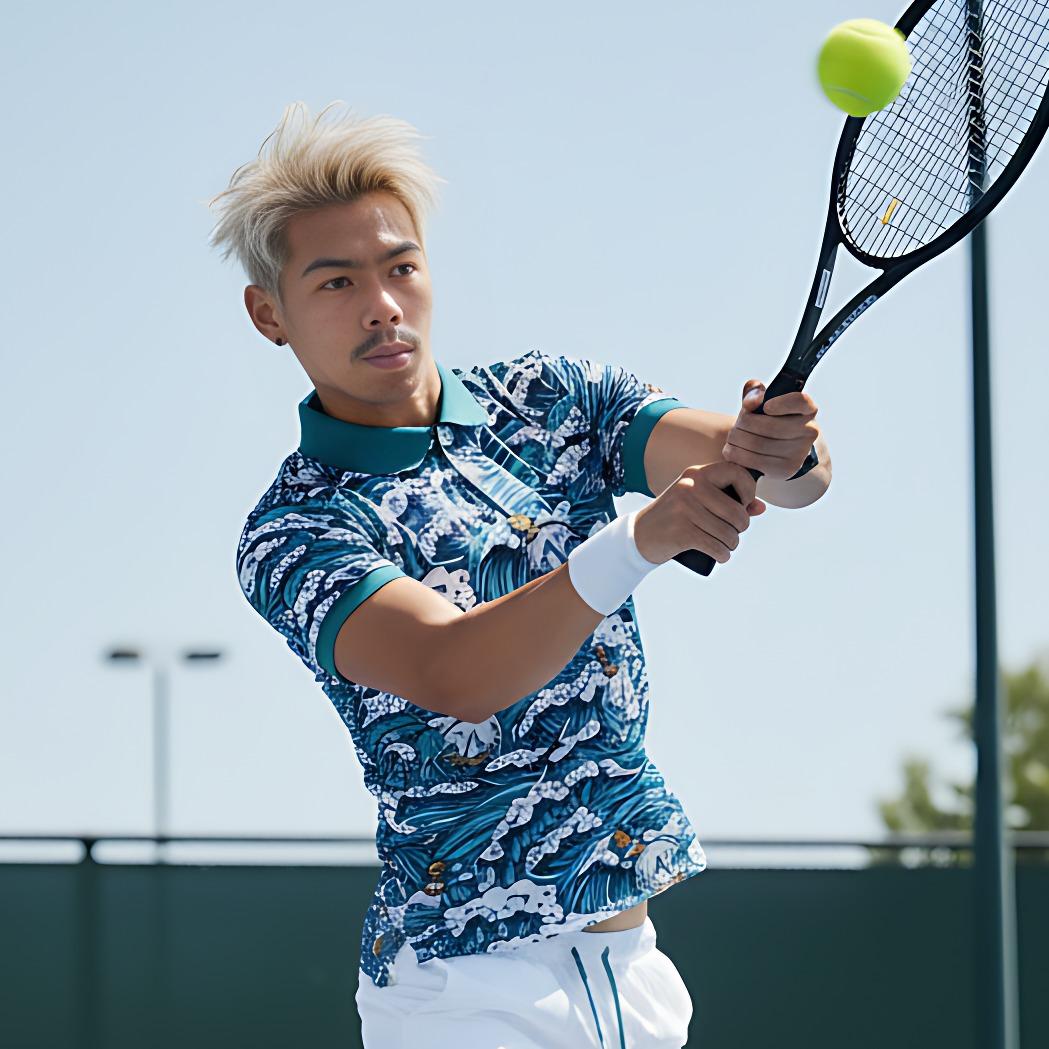 Baju  Tshirt Pria Dewasa Motif OCEAN MOTION Design Printing Lengan Pendek Bahan Katun 100% Premium shirt retro xxl kaus polo