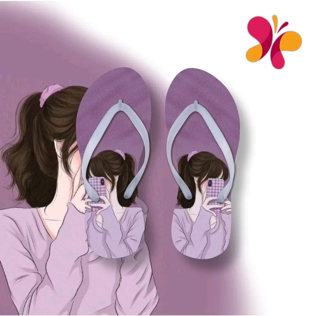 Fashion | Sandal Wanita Warna Ungu | Sandal  Jepit Perempuan Terlaris