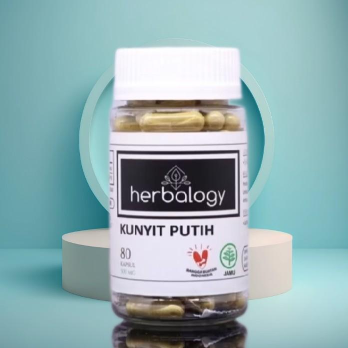 Herbalogi Kapsul Herbal kunyit putih 80 Kapsul @ 500 mg 1