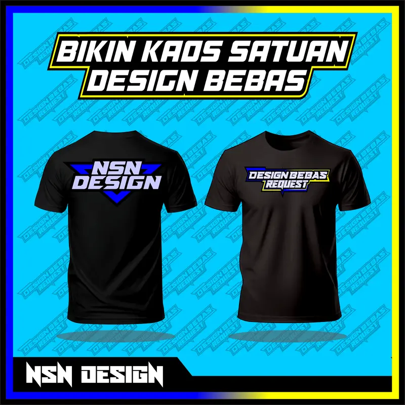 DESIGN KAOS SABLON SATUAN BISA REQUEST GAMBAR DAN DAPAT FILE MENTAH 0