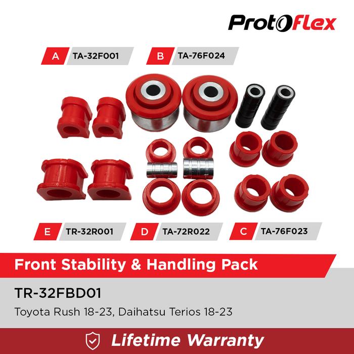 Gambar Protoflex Front Stability & Handling Pack All New Rush Terios 18-23 dari PROTOFLEX Kab. Bogor Tokopedia