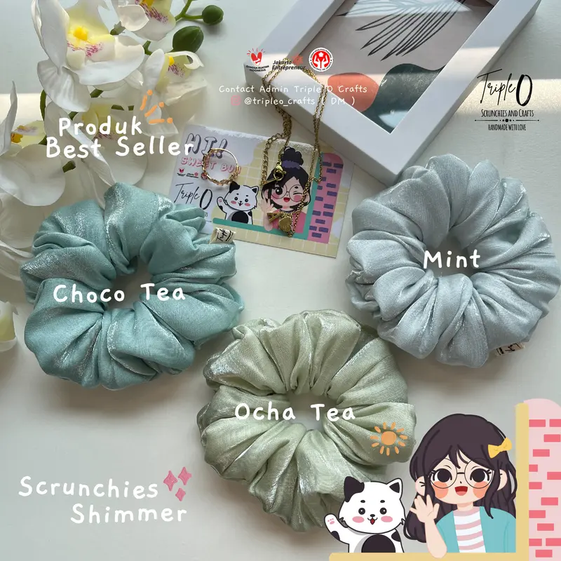 Scrunchies Shimmer Best Seller 0