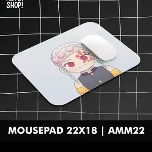 Mousepad Motif Hashira Demon Slayer Tokito/Tengen/Mitsuri/Iguro/Giyu Tomioka  Anti Slip Mouse Pad