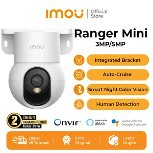 IMOU Ranger Mini 3MP / 5MP Kamera Smart CCTV Indoor Wi-Fi 6 Full Color Night Vision Bracket Integrated Garansi 2 Tahun