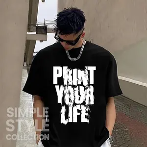 SSC KAOS DISTRO HITAM JUMBO JEPANG PRINT YOUR LIFE | M L XL 2XL 3XL 4XL 5XL |