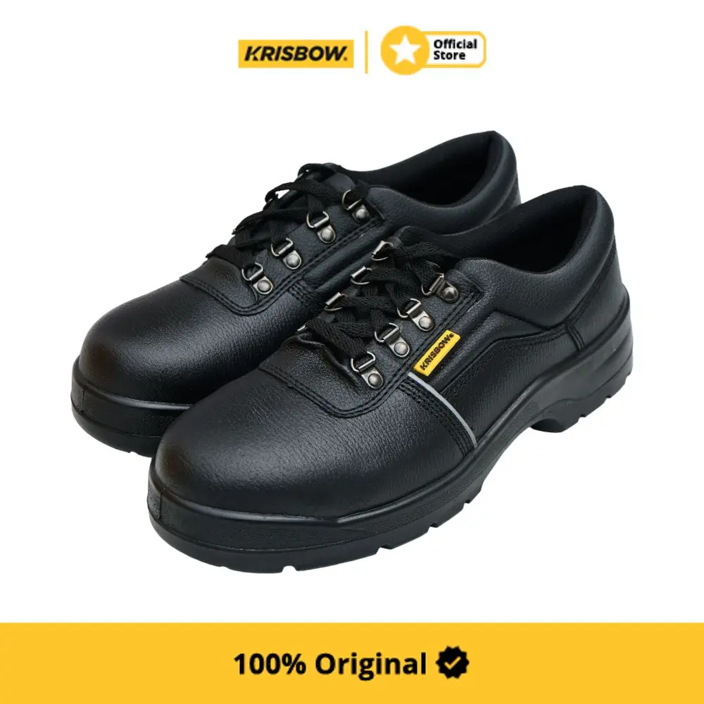 Krisbow Argus Sepatu Pengaman Safety Shoes Pengaman Kaki Perlengkapan Industri Peralatan Keamanan Alas Kaki Kerja Pelindung Kaki Industri Konstruksi Pertambangan Pabrik