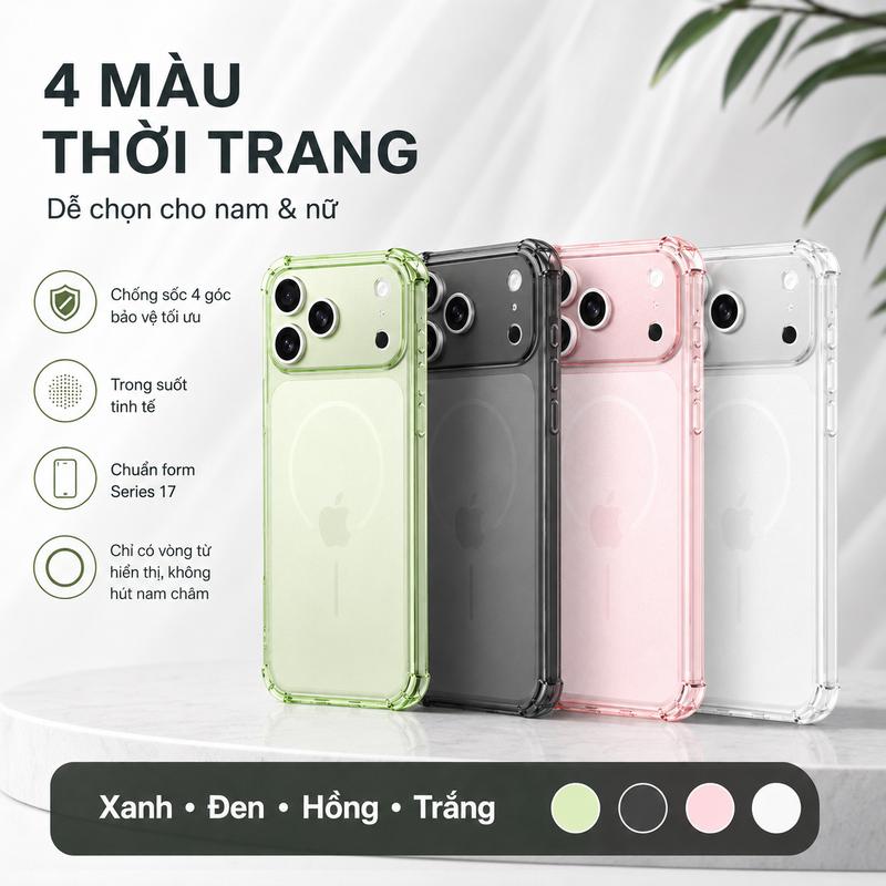 Ốp Điện Thoại, Thích Hợp Cho iPhone 17 Pro Max, 16 Pro mềm, 15 Plus siêu mỏng,…