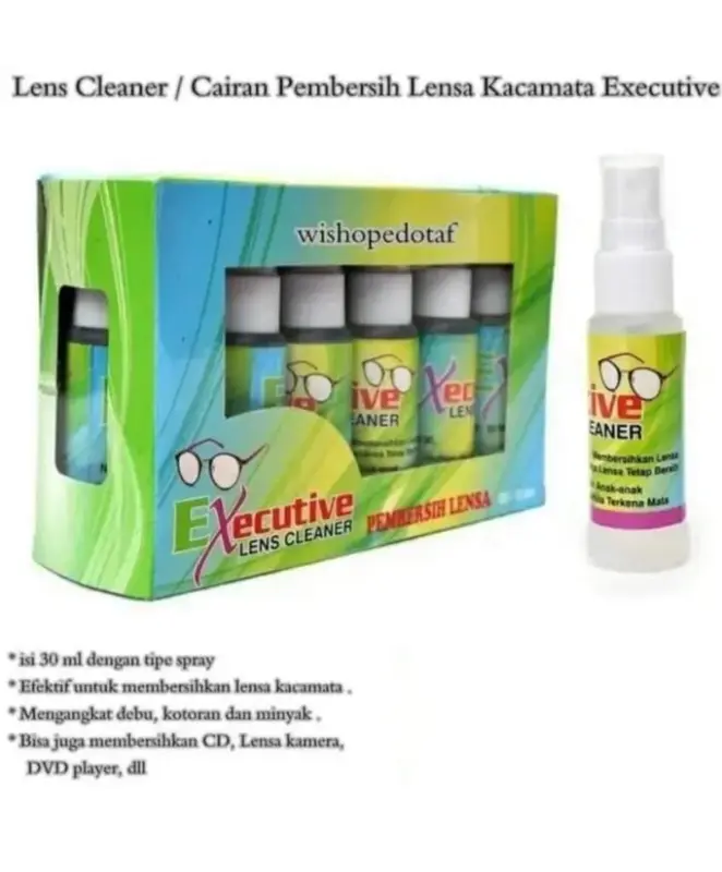 CAIRAN PEMBERSIH KACAMATA / KESAT TIDAK BERBAYANG ( PROMO ) FREE LAP PEMBERSIH Glasses 0