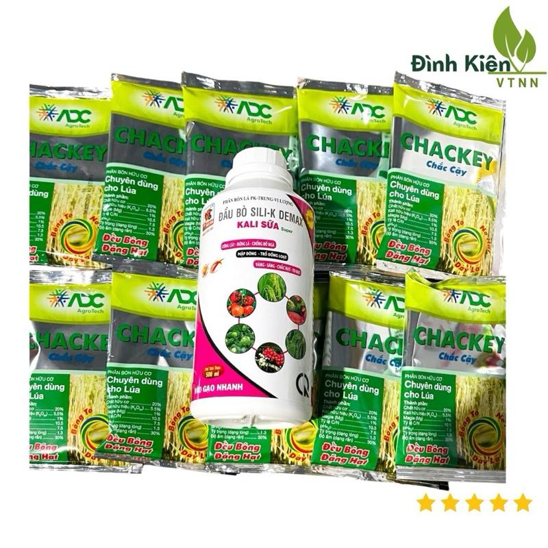   COMBO  1 Chai KALI SỮA + 10 Gói CHAYKEY ADC. Phân bón vô gạo. 