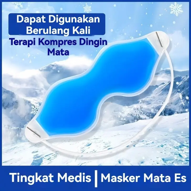 【Sam's market】Masker Mata Es untuk Terapi Kompres Dingin Mata Tingkat Medis Eye Sleep Dapat Digunakan Berulang Kali